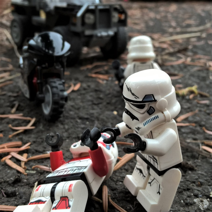 After Natasha and Captain America arrived and left their vehicles unguarded, because they rushed
to help Ironman. As we know, they arrived just in time.
Stormtroopers were really desperate, as their captain's condition went from bad to worse. Time for
desperate actions. Therefore they decided to take a car, that was here unattended.
Stormtrooper:Captain, hold on a bit longer. We will get you into this car and take you to the
doctoer. She will stitch you up. Hold on, captain!